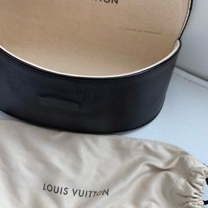 Authentic LV Sunglass Case & Dust Bag